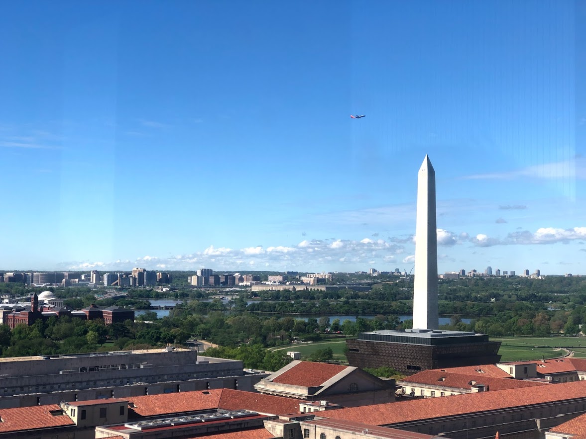 Вид на Вашингтон с высоты почтового ведомства